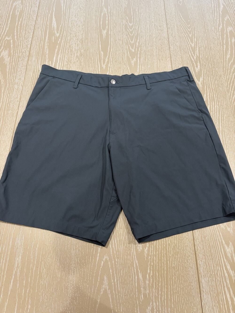 Swiss Tech Shorts Mens 40 Gray Chino Outdoor Comfort Hiking Golf Casual Stretch